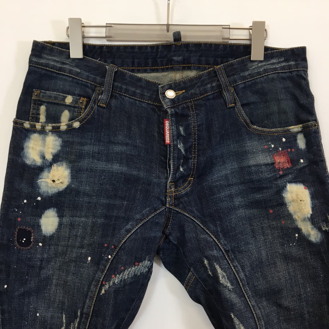 디스퀘어드2 나염페인팅 청바지 33-34  상품이미지2