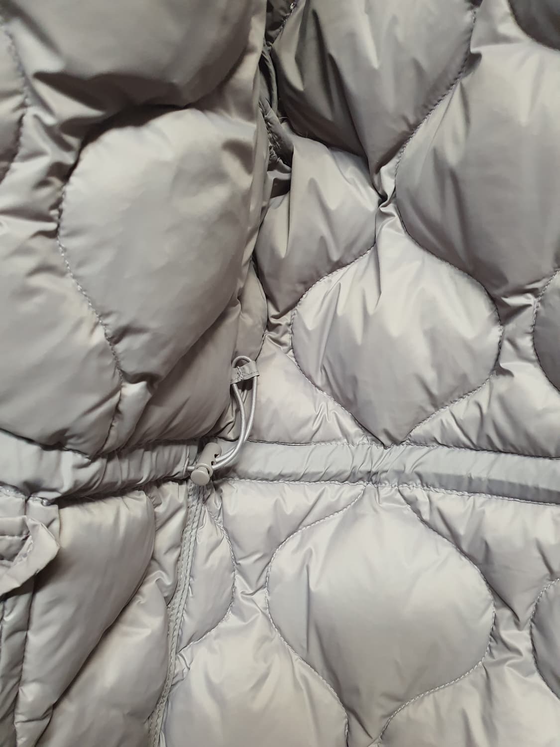 지오다노 퍼플 덕다운 깔깔이 S 상품이미지3