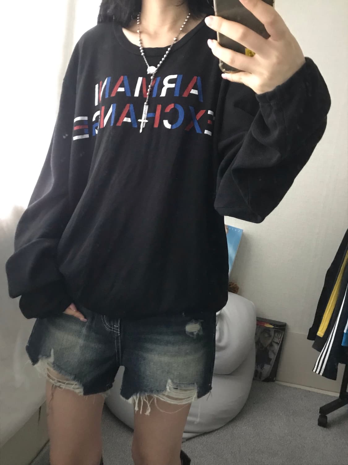 아르마니 루즈핏 롱슬리브 상품이미지8