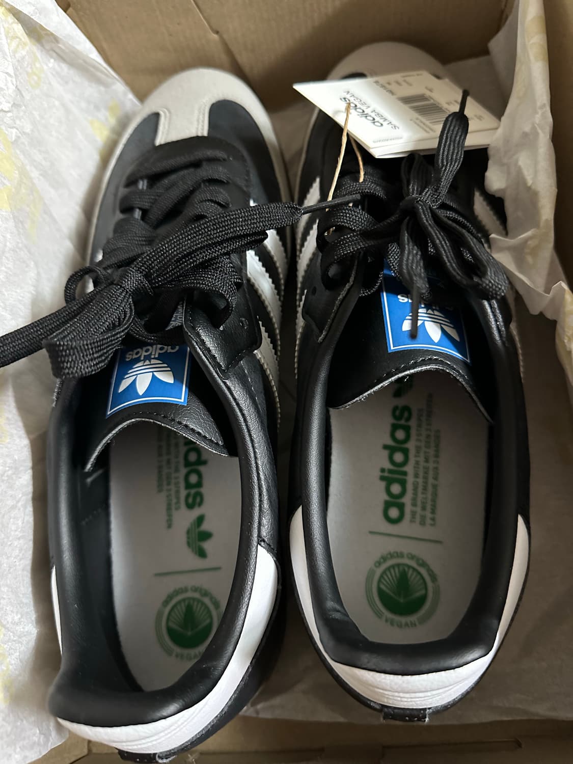 [285]아디다스 삼바 비건 블랙 화이트 풀박택채새상품 상품이미지2