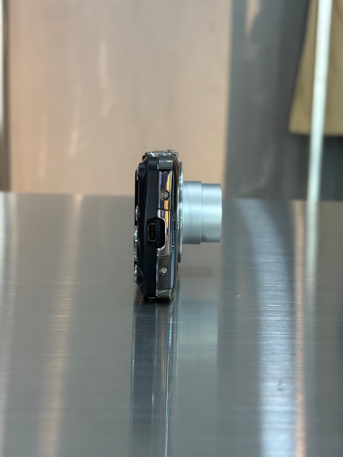 배터리2개/날짜표시)카시오 엑슬림 ex-z2 크롬실버 빈티지디카 상품이미지4