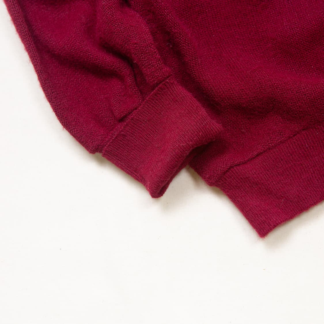 80s IZOD 라코스테 아크릴 가디건 버건디 상품이미지5