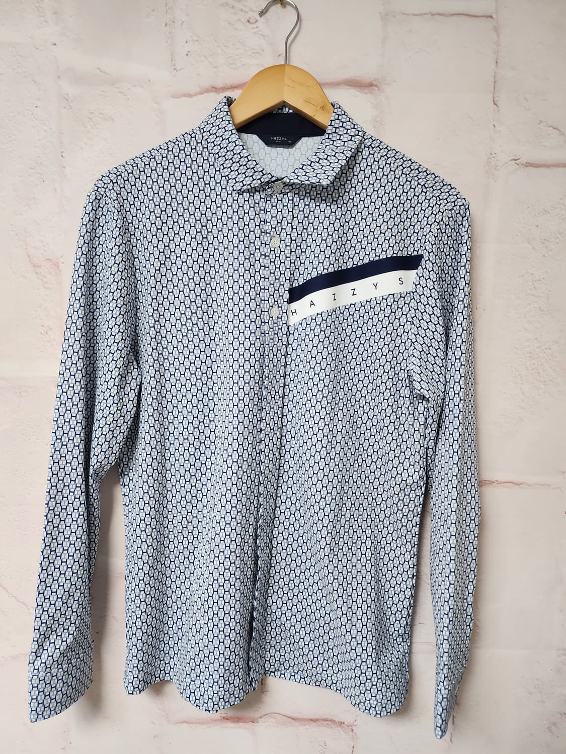 헤지스 남성 골프 긴팔 셔츠 상품이미지1