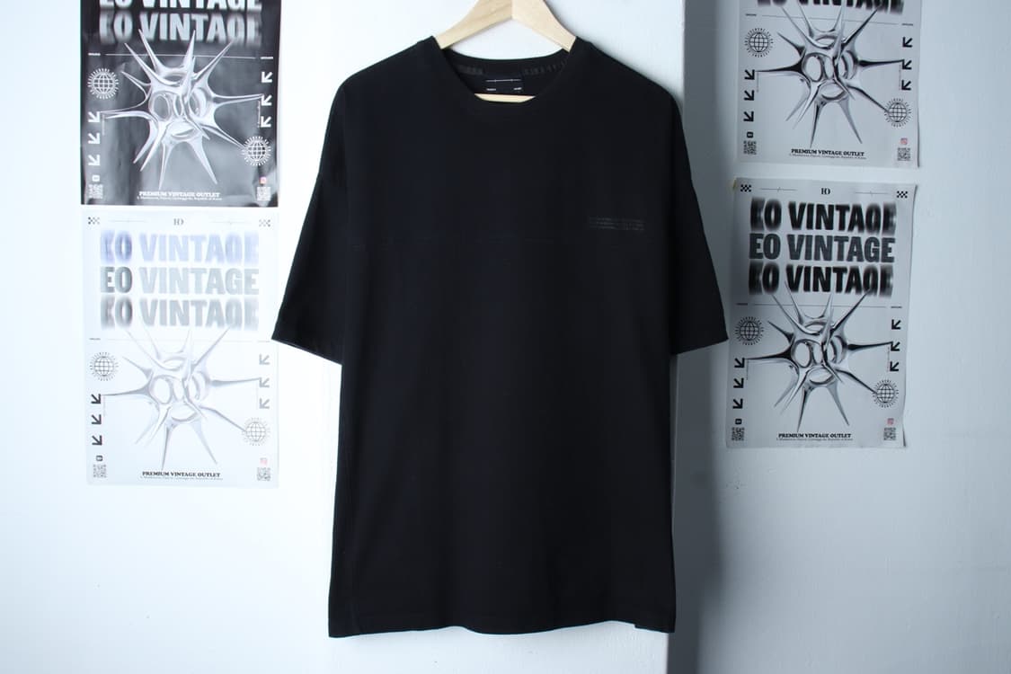 (L-2XL) 메종미네드 반팔 티셔츠 오버핏 블랙 스트릿-H31710 상품이미지2