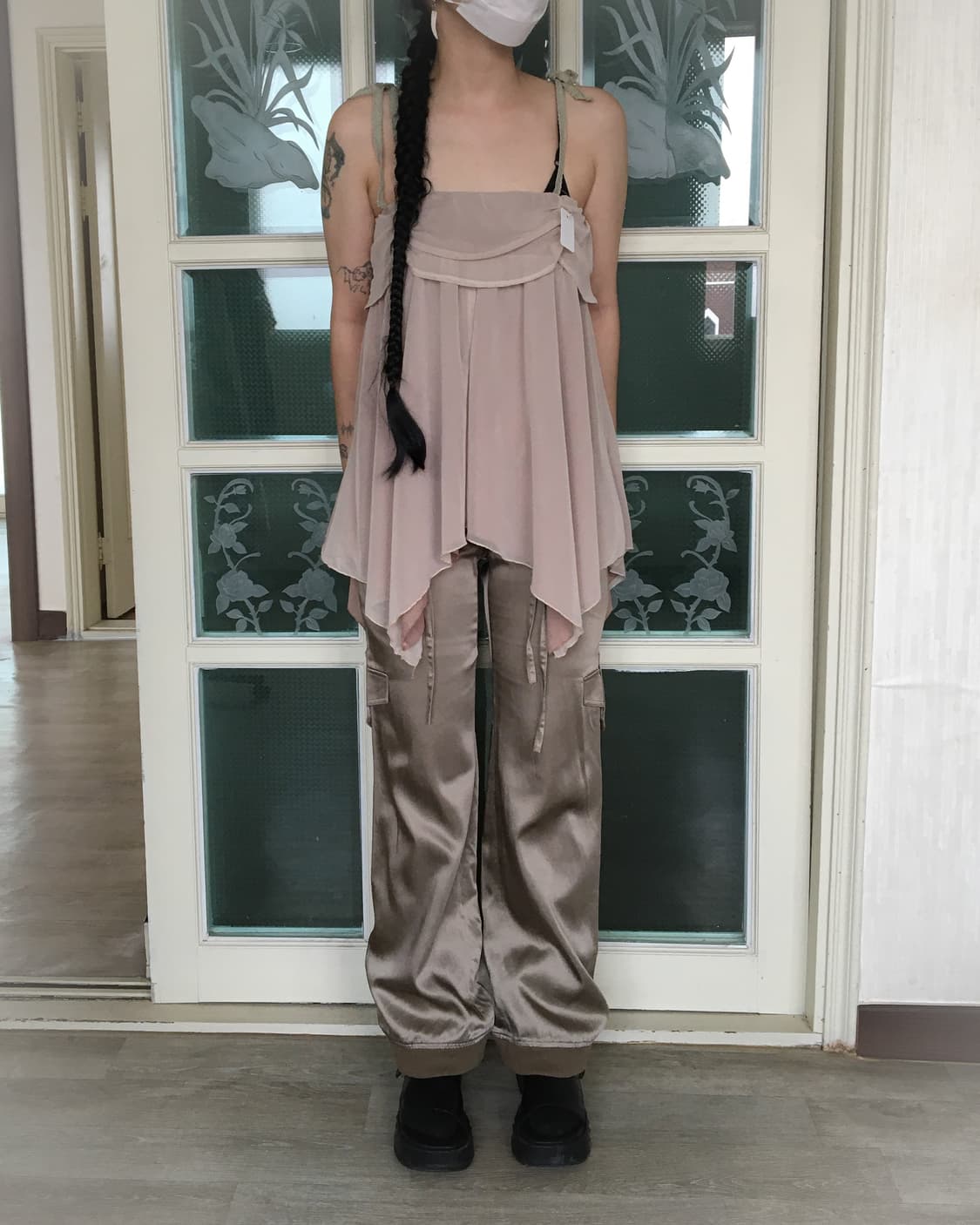 Glossy cago pants 상품이미지5