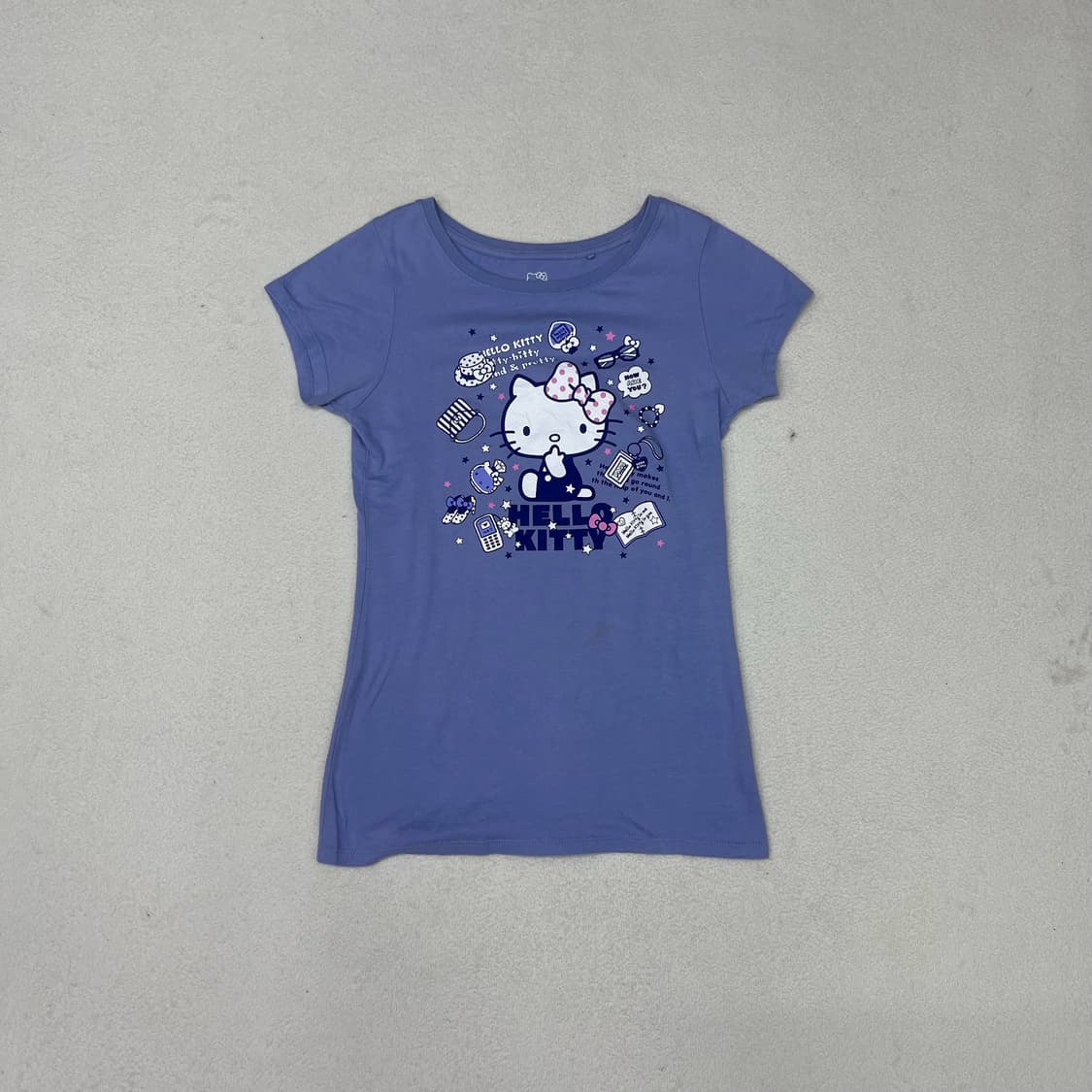 Hello kitty milky purple T-shirts 상품이미지4
