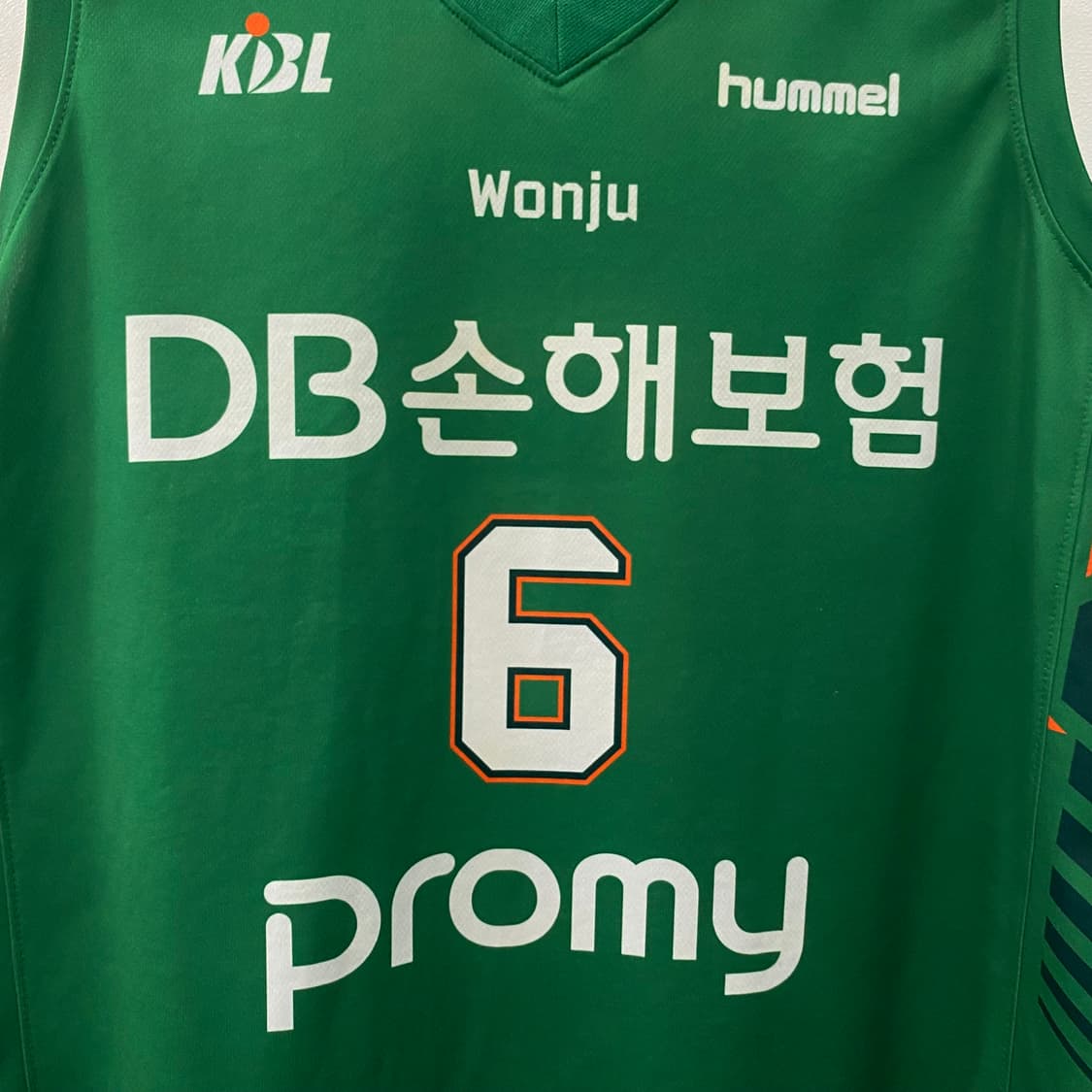 험멜 원주DB 프로미 허웅 마킹 유니폼 상품이미지5