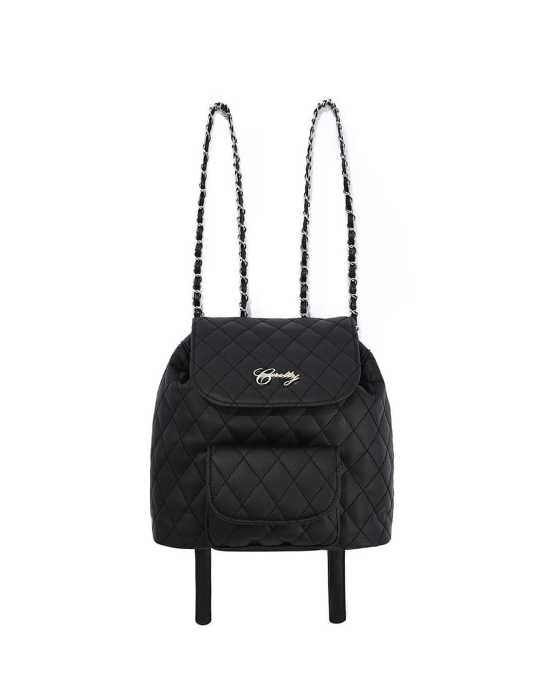 큐리티 퀄팅 미니 백팩 블랙  상품이미지1