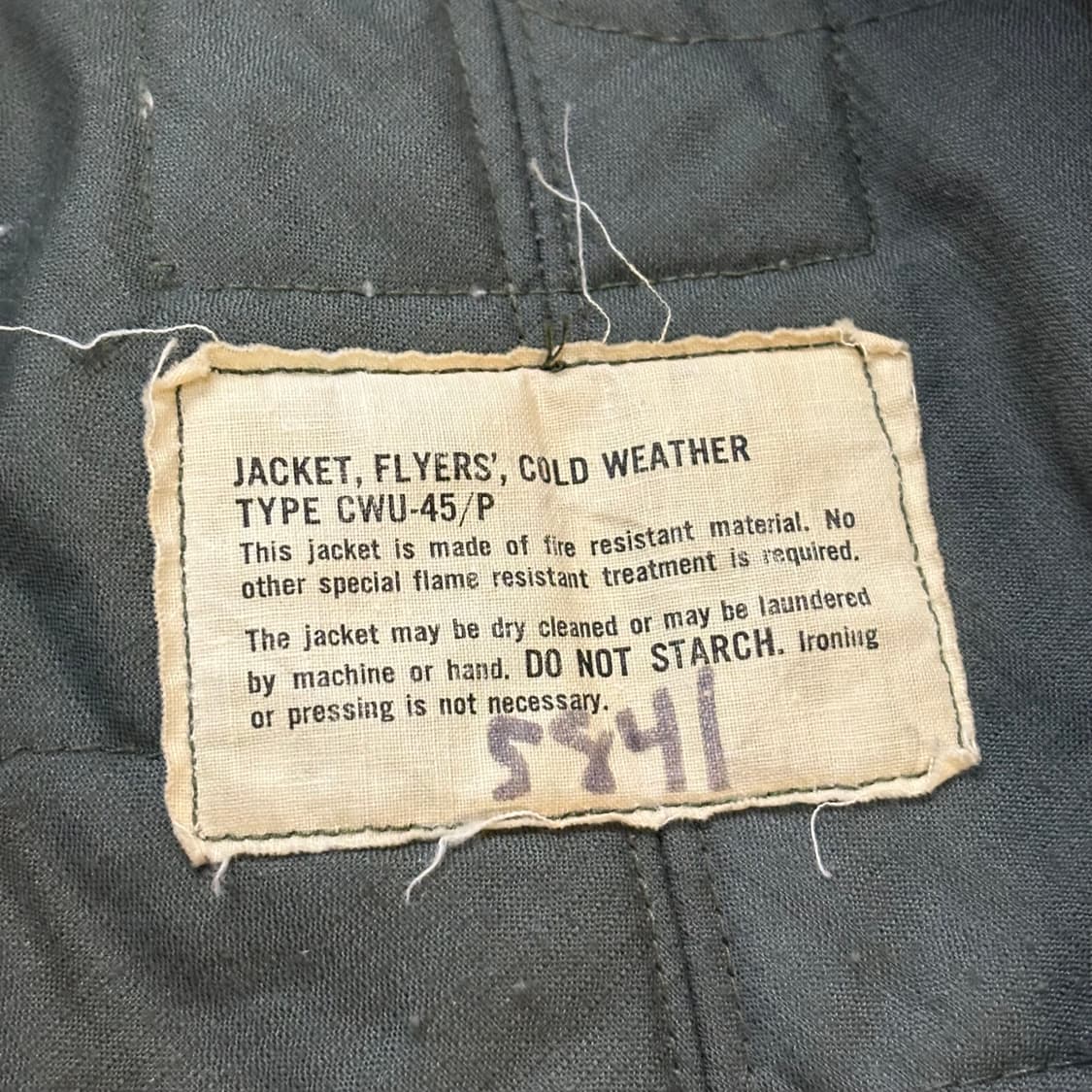 🇺🇸USA 80s CWU-45 미군 플라이트 자켓 스코빌 상품이미지5