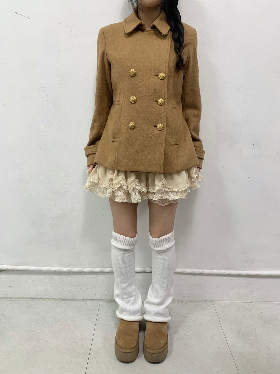 [PAGE BOY] 라떼갸루 리락쿠마 숏코트 상품이미지3