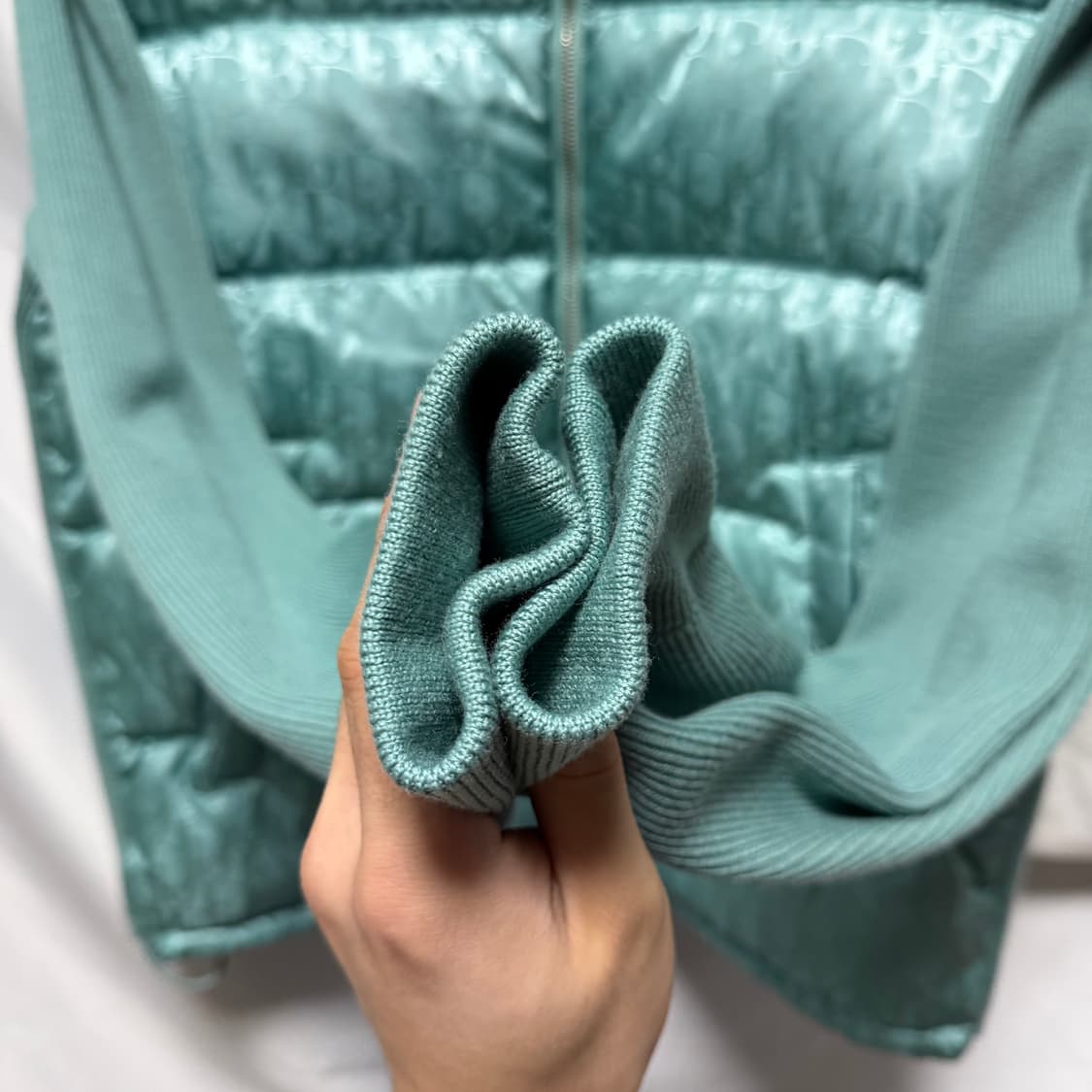 [S+급/M] 디올 오블리크 니트패딩 풀구성 상품이미지8