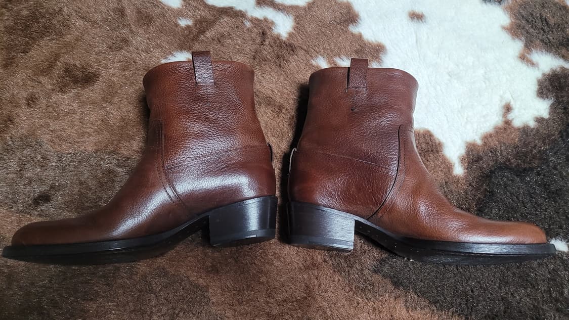 폴로 고급라인 퍼플라벨 가죽 앵글부츠 38M 상품이미지3