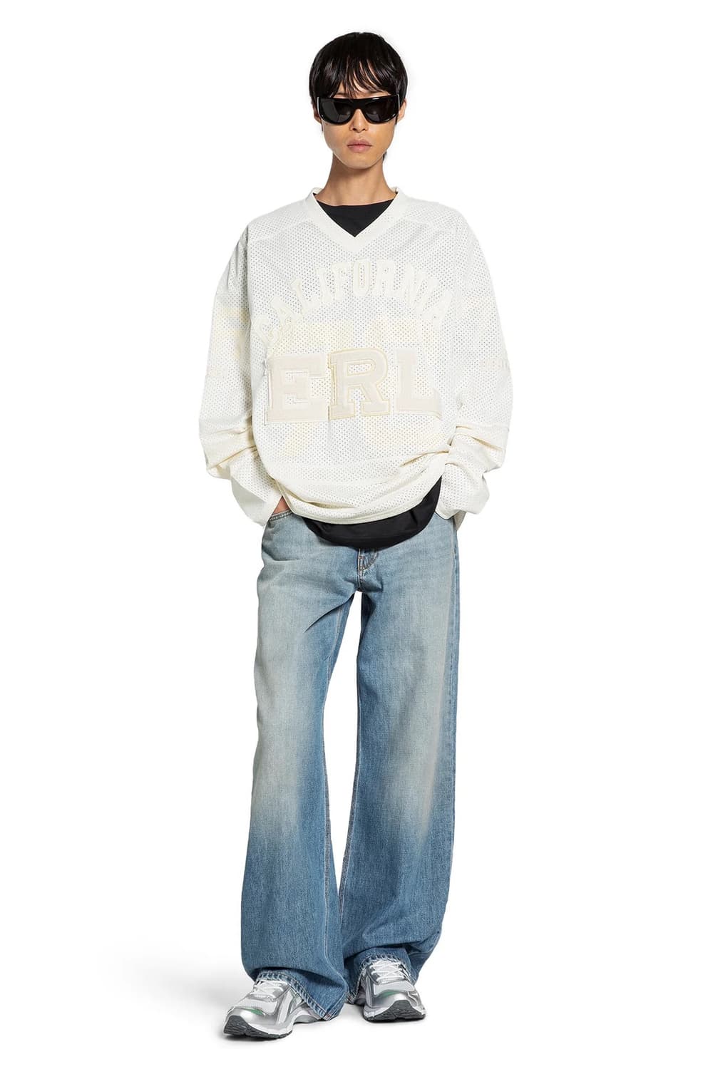 ERL 캘리포니아 하키 져지 티셔츠 S 상품이미지6