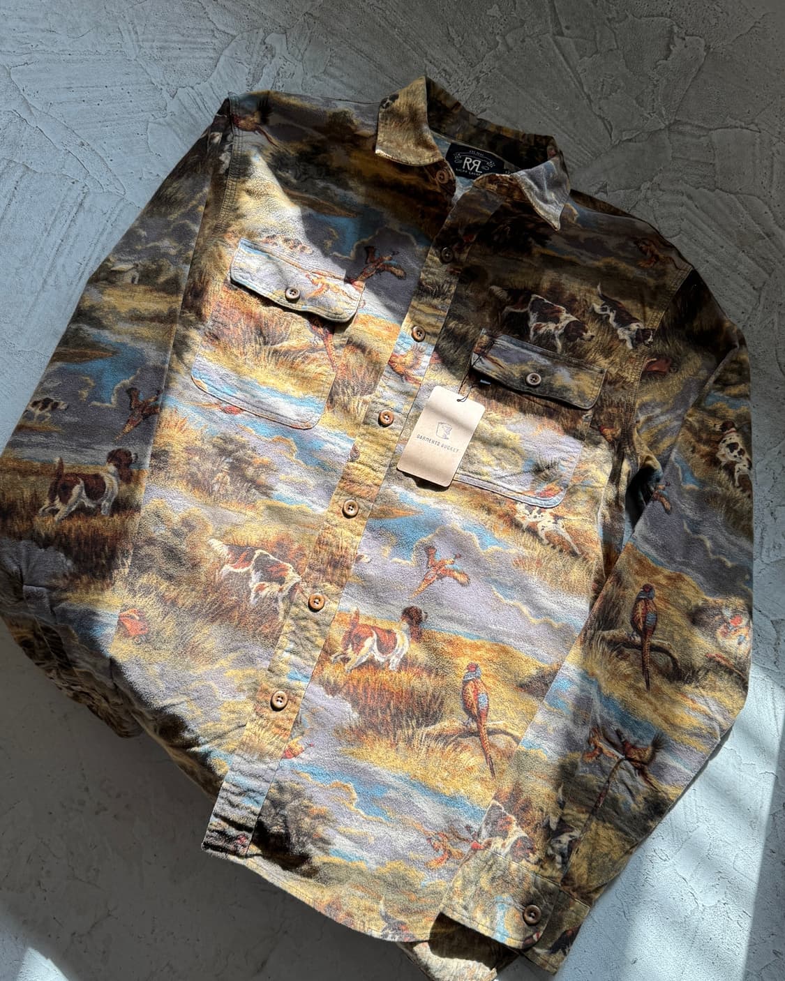 RRL 매트록 헌팅 패턴 워크 셔츠 상품이미지8