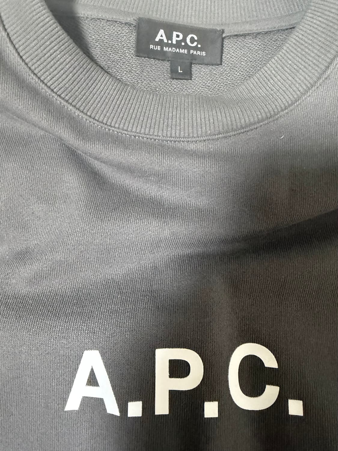 아페쎄(A.P.C) 반팔  맨투맨 L 상품이미지3