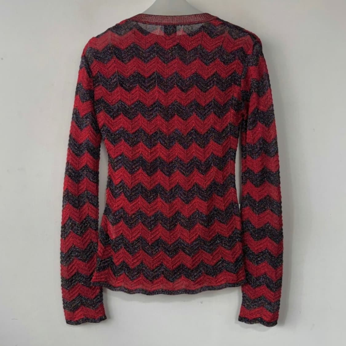 M MISSONI 미쏘니 패턴 메탈릭 니트 상품이미지7