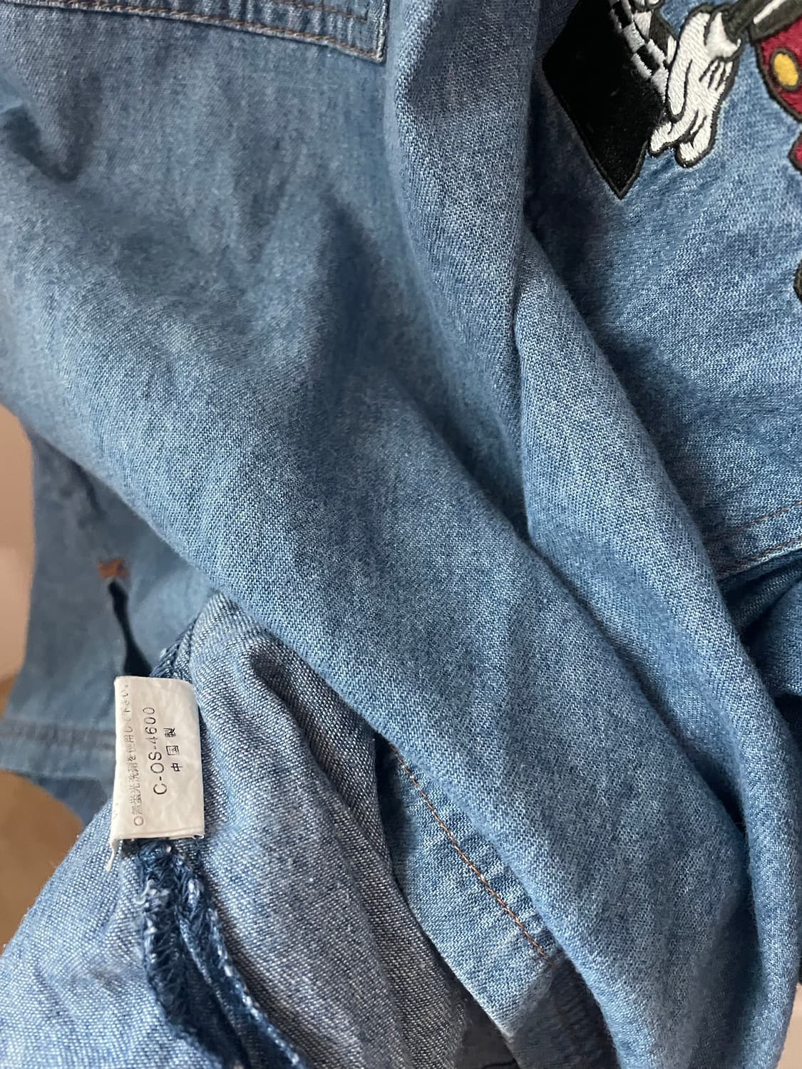 미키마우스 데님셔츠 상품이미지3