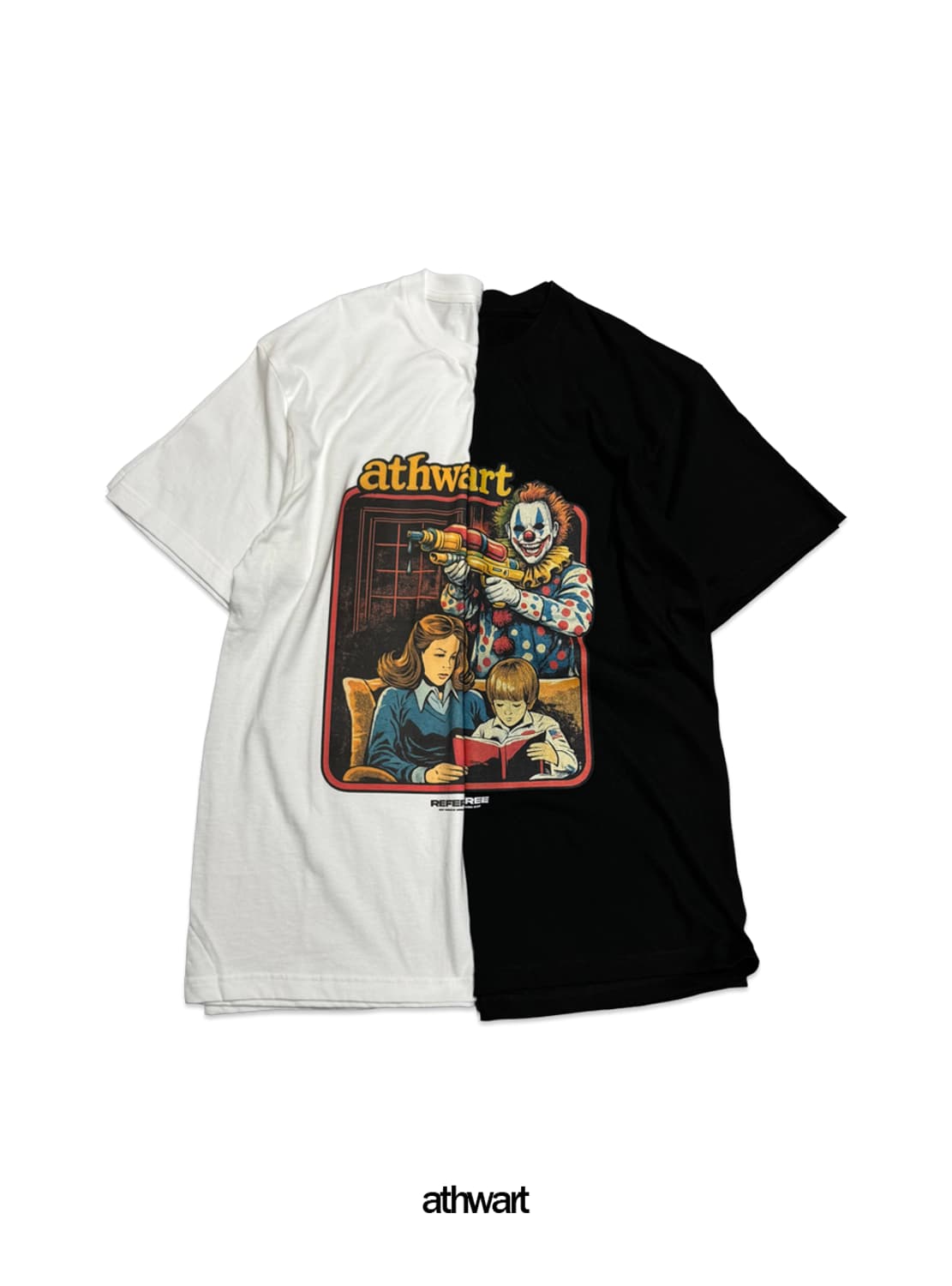 athwart x REFEREE Pierrot Halloween TEE 상품이미지1