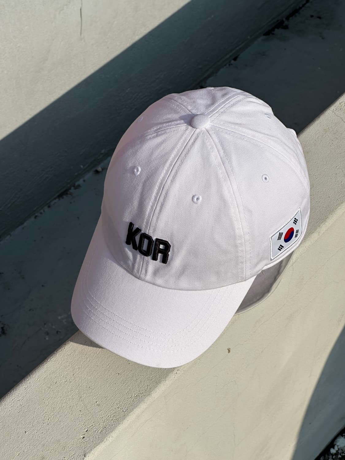 [F] 노스페이스 팀 코리아 화이트 볼캡 모자 상품이미지2