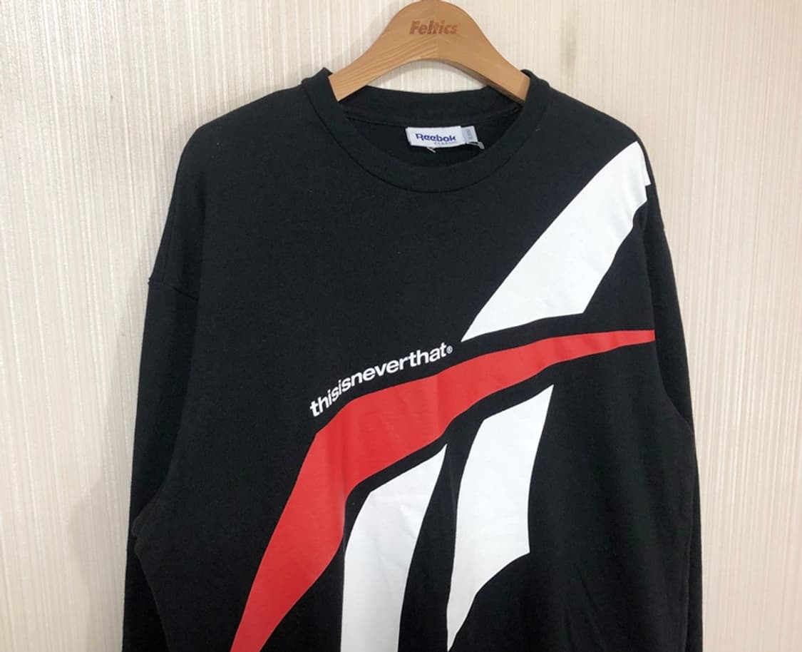 리복X디스이즈네버댓 롱슬리브 티셔츠 XL(105) 상품이미지5