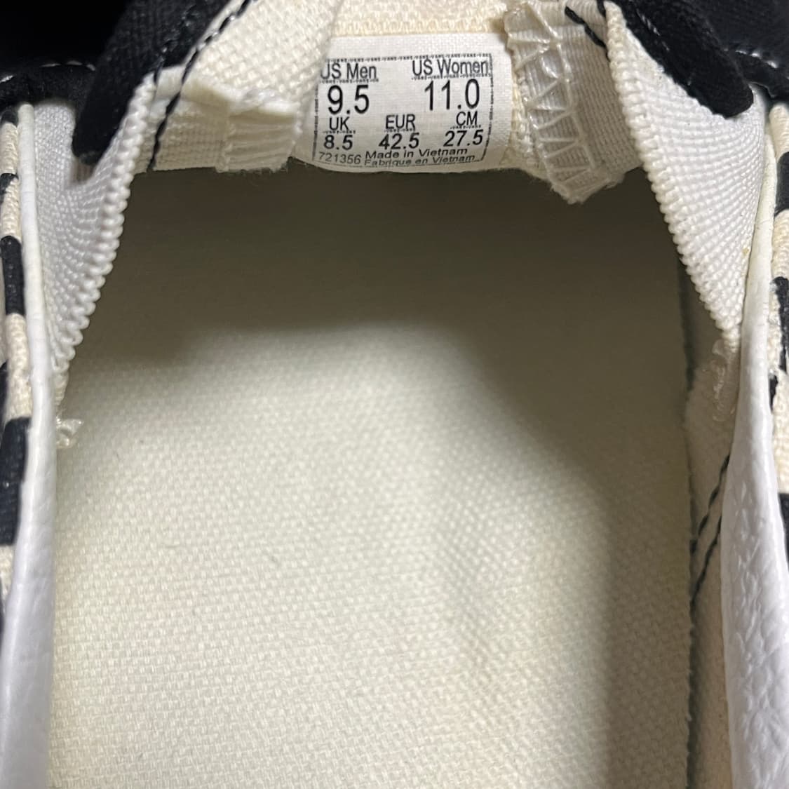 [275] Vans 반스 TM 사이드월 체커보드 슬립온 블랙 상품이미지7
