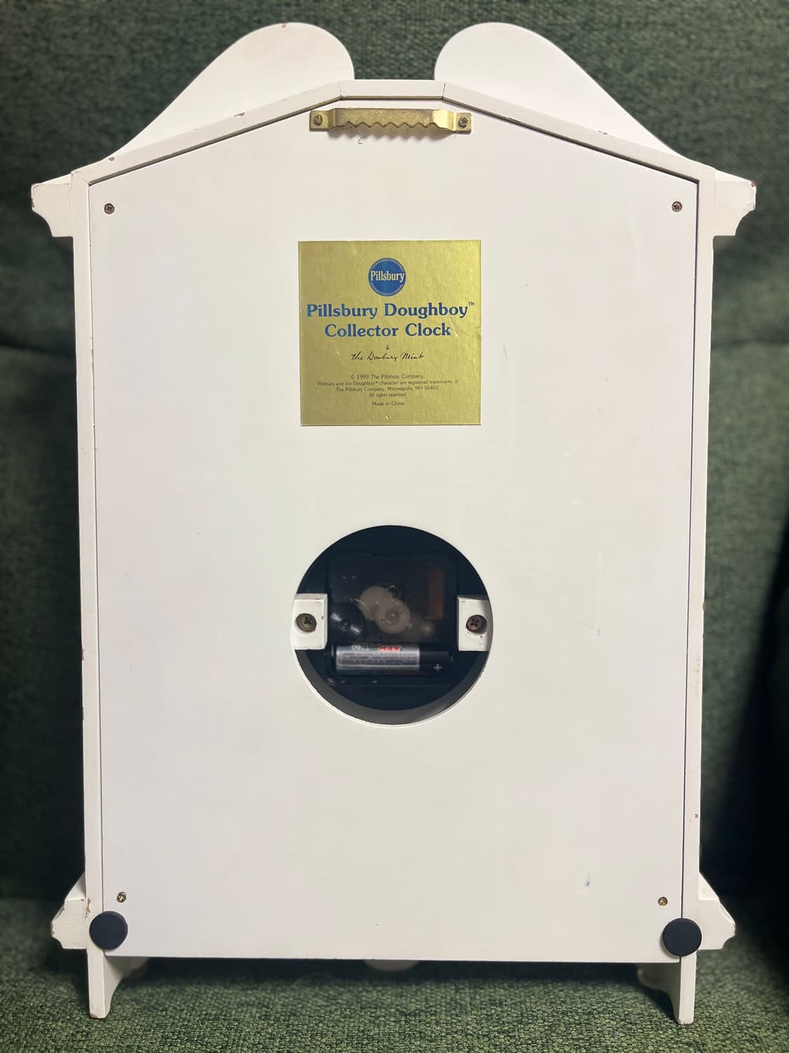 필스버리 도우보이 콜렉터 우드 클락 벽시계 빈티지 상품이미지8