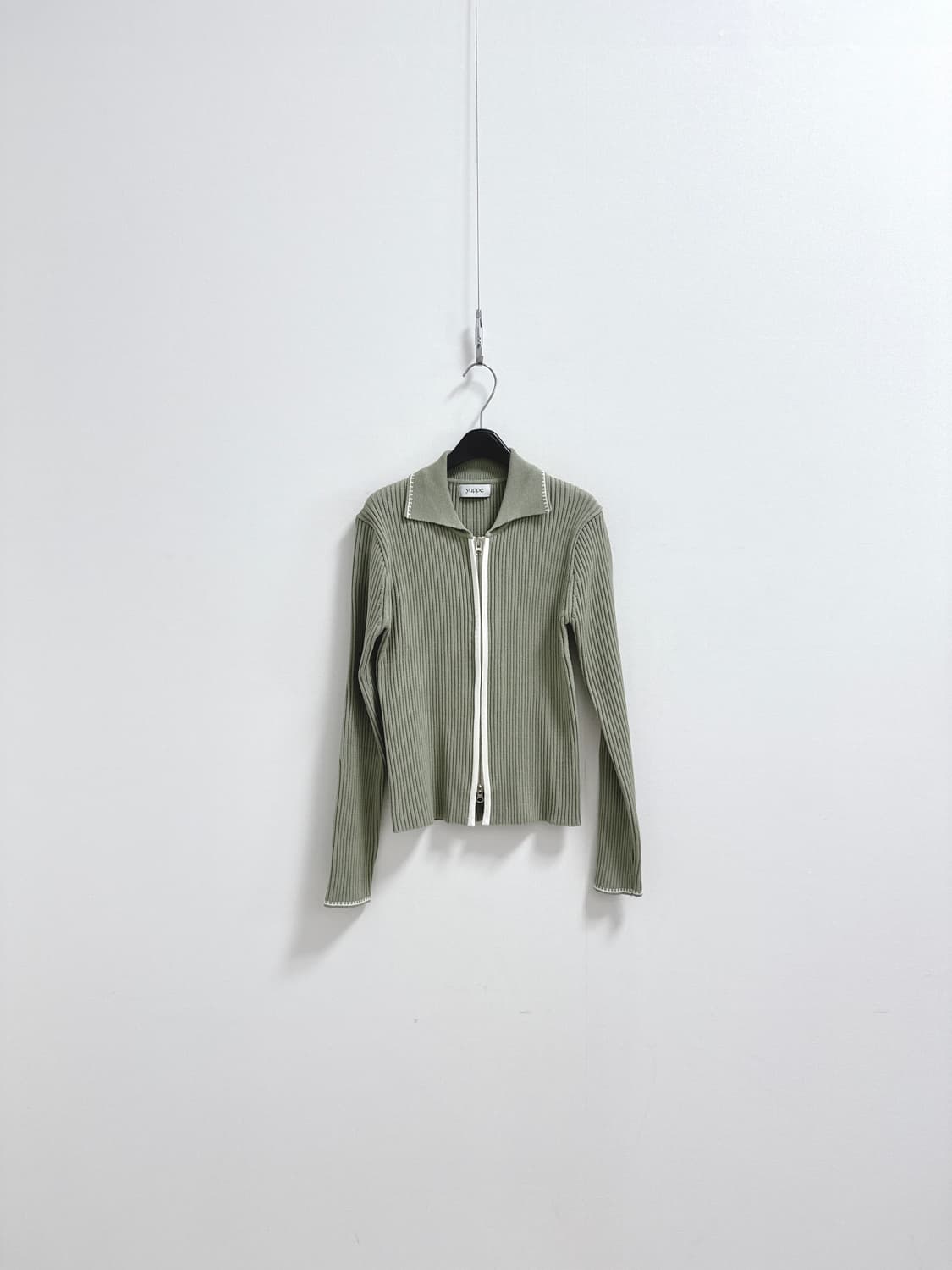 엽페 투웨이 집업 가디건 상품이미지1