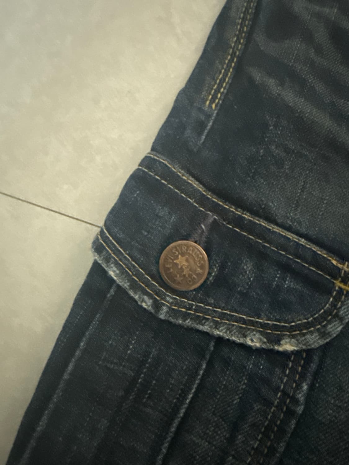 리바이스 부츠컷 청바지 로우라이즈 빈티지 카고바지 카고청바지 y2k팬츠 상품이미지5