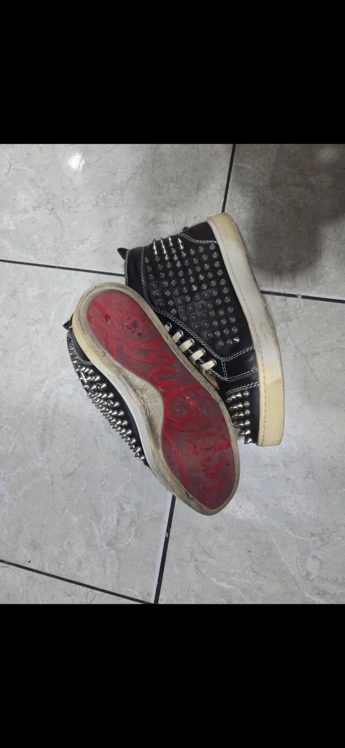크리스찬 루부탱 스터드 하이탑 스니커즈 39사이즈 상품이미지3