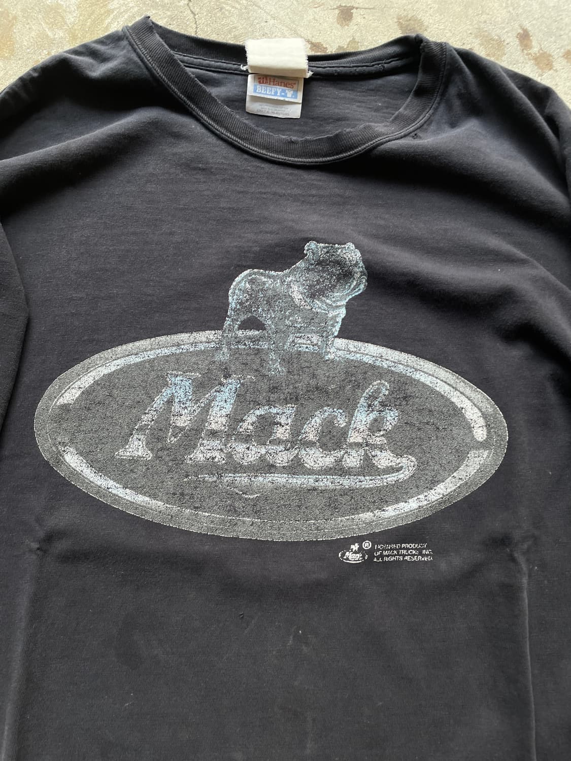 90-00s Mack truck distressed long sleeve 상품이미지3