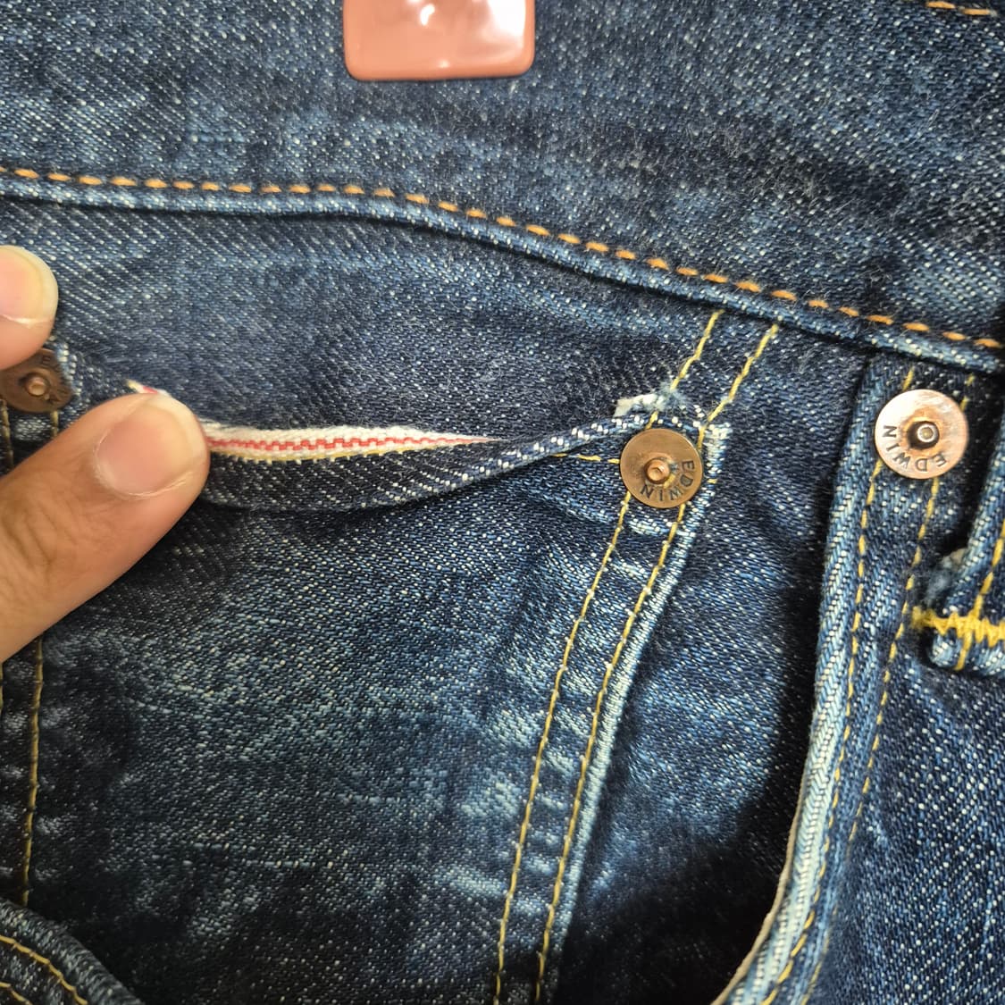 에드윈 셀비지 505 데님 상품이미지5