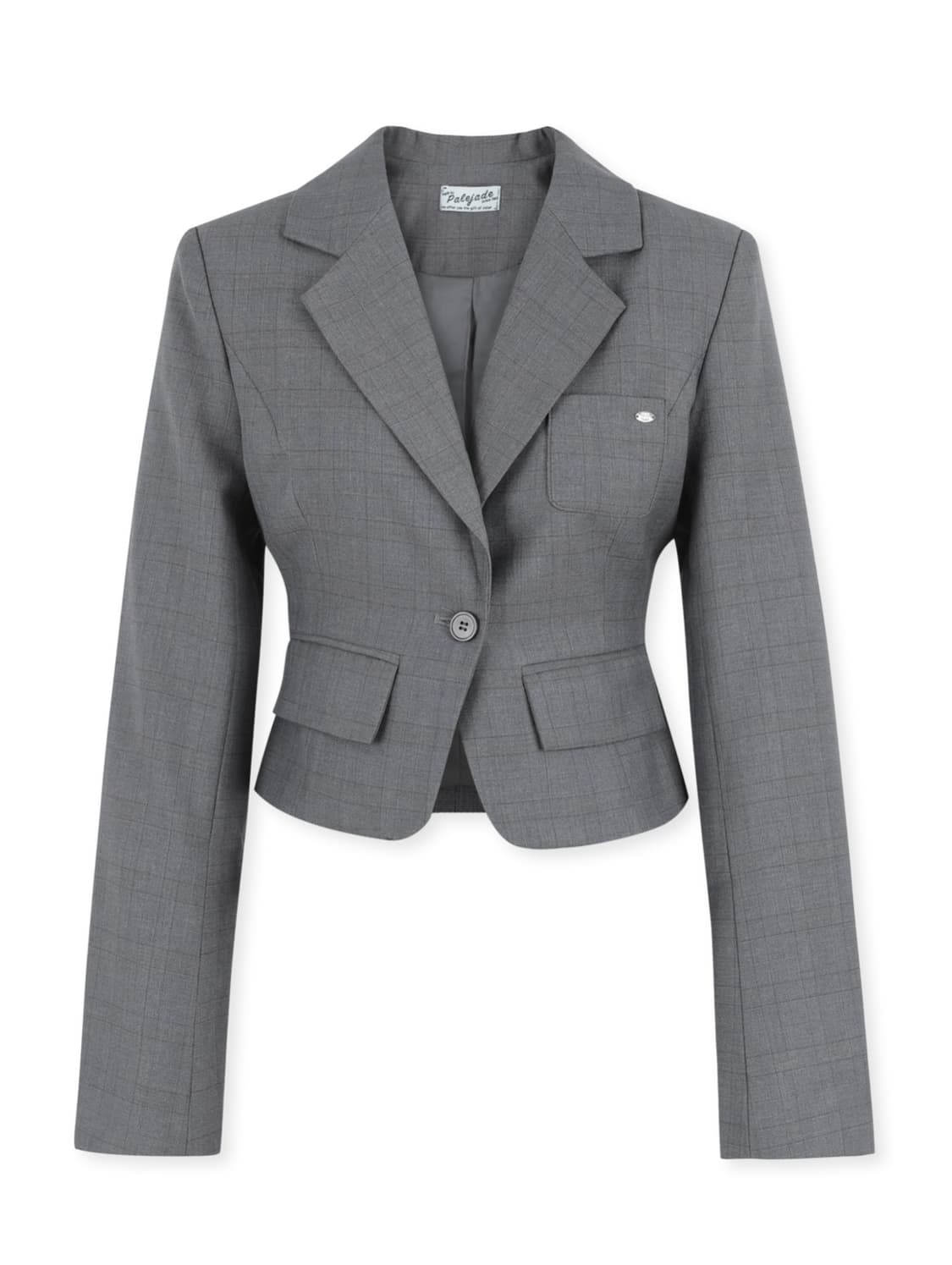 페일제이드 드뮤어 셋업 Demure Crop Set-Up in grey 상품이미지2