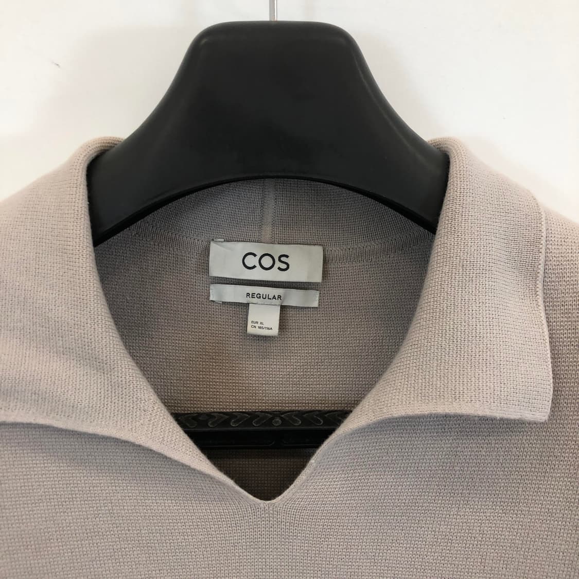 COS 레귤러 니트폴로카라티 XL 상품이미지3