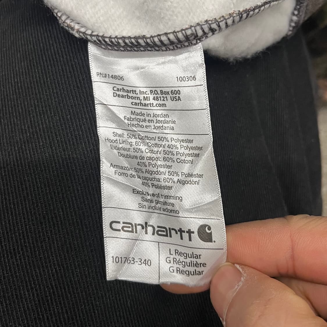 Cahartt 리얼트리 후드티 (105) 상품이미지5