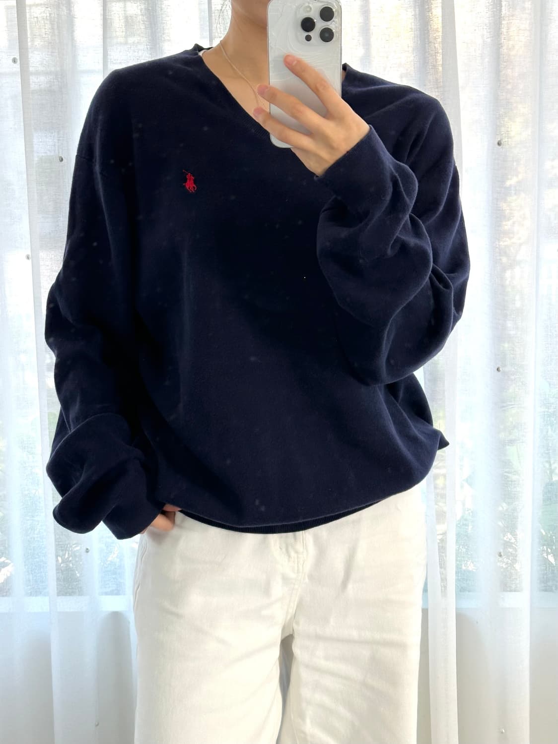 폴로랄프로렌 피마코튼 니트 티셔츠 상품이미지1