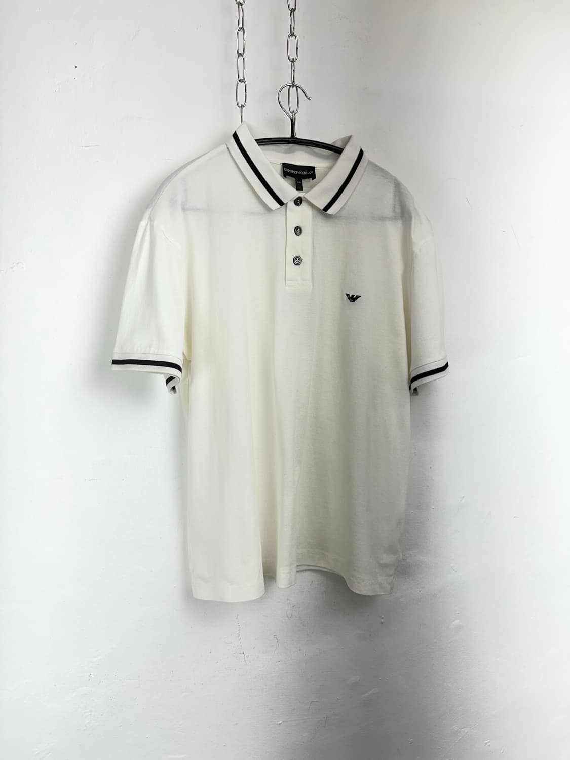 Emporio Armani Eagle Logo Piqué Polo Shi 상품이미지3
