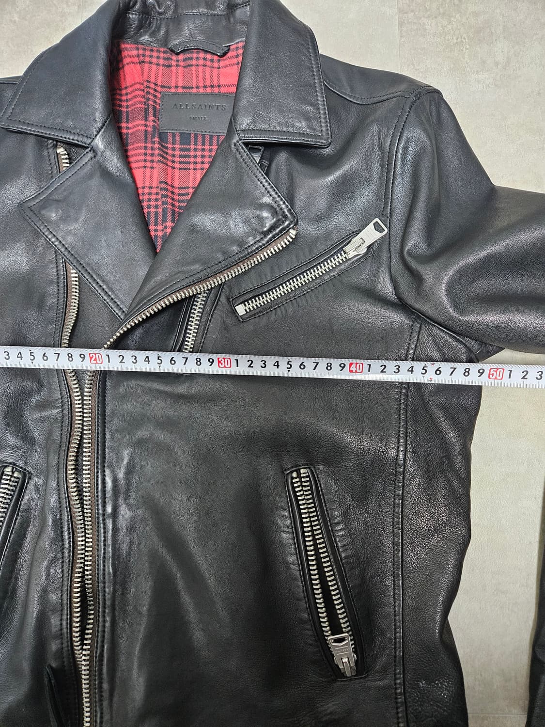 올세인츠 양가죽 라이더자켓 상품이미지4