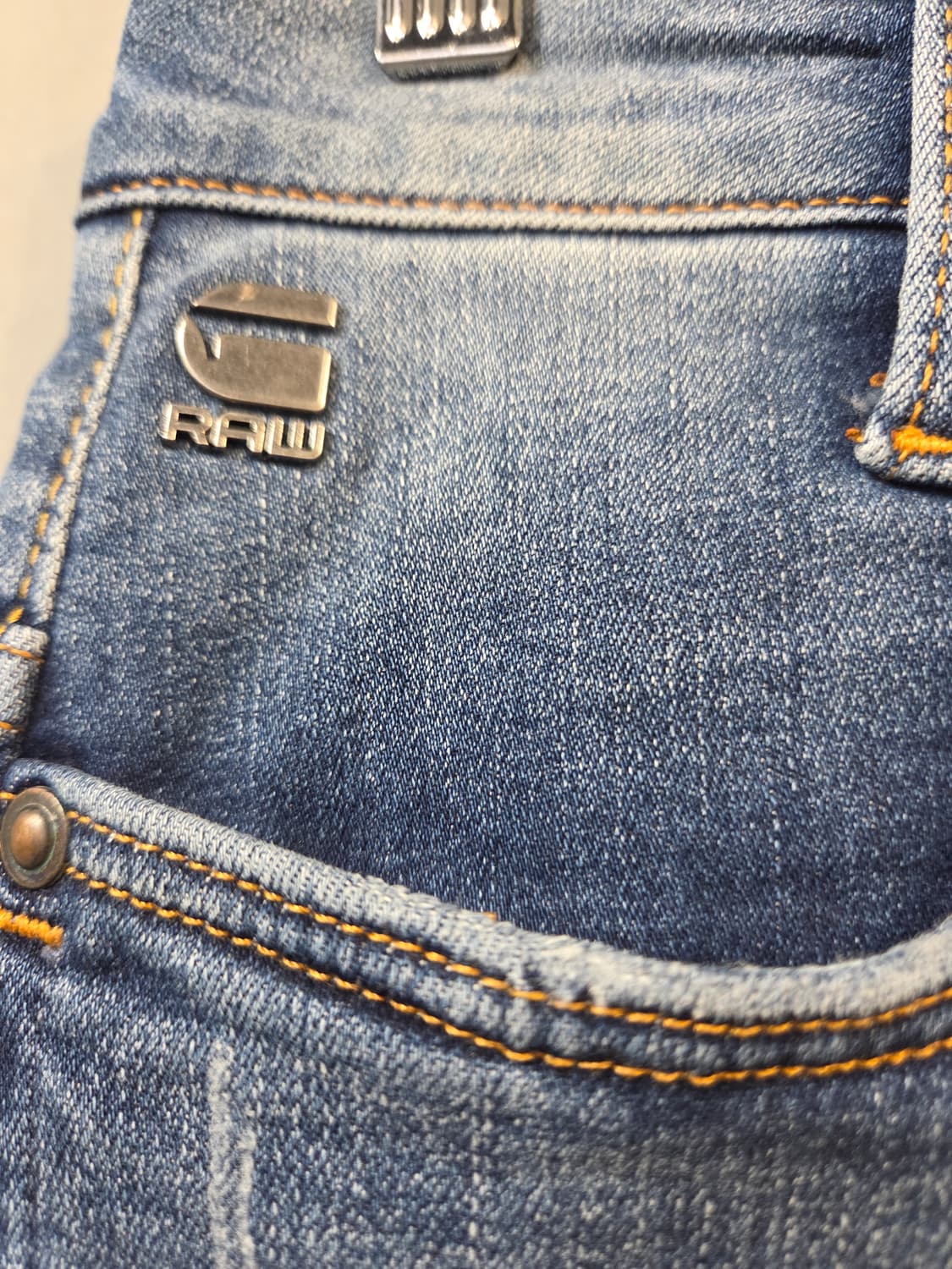 G-Star Raw 데님 청바지 페인팅 데미지(W27/L30)남여공용 상품이미지3