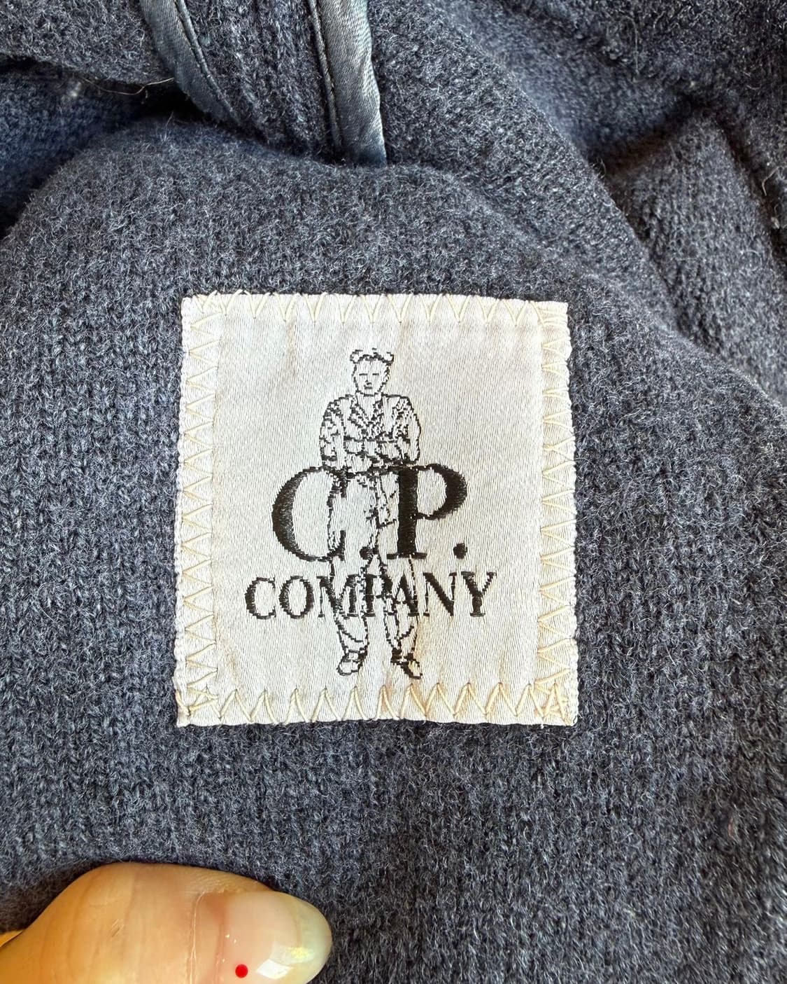 cp컴퍼니 네이비 울 니트 블레이저 자켓  상품이미지9