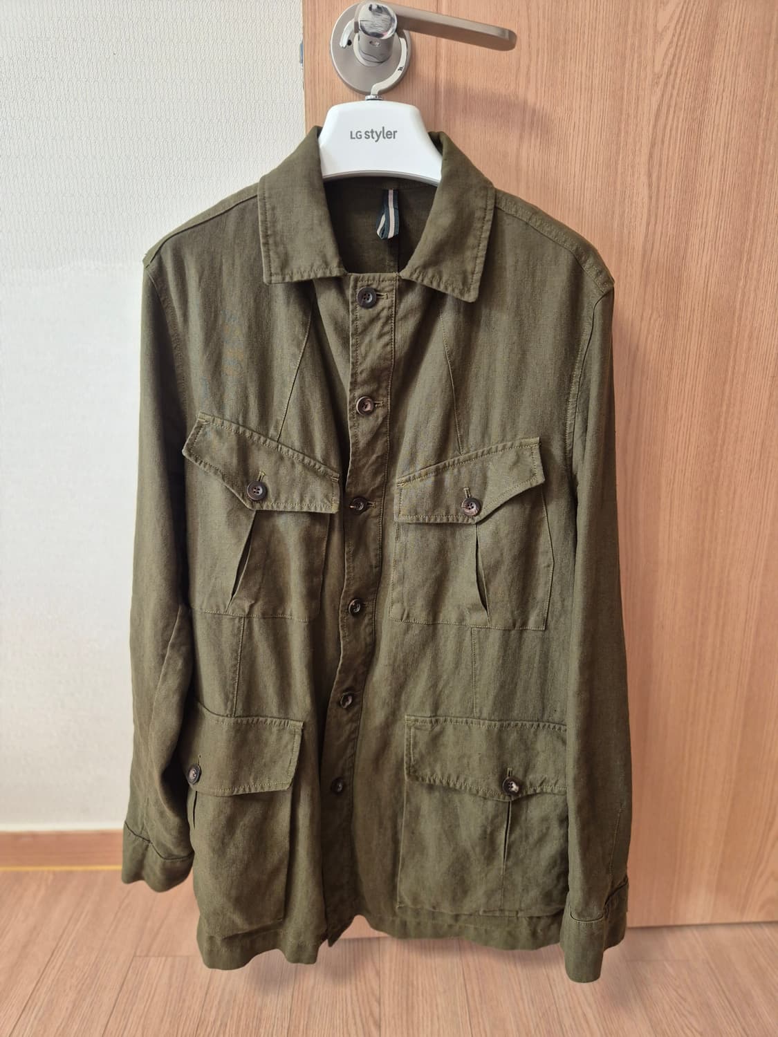 드레익스 올리브 린넨 게임즈 튜닉 Drakes 38 상품이미지1