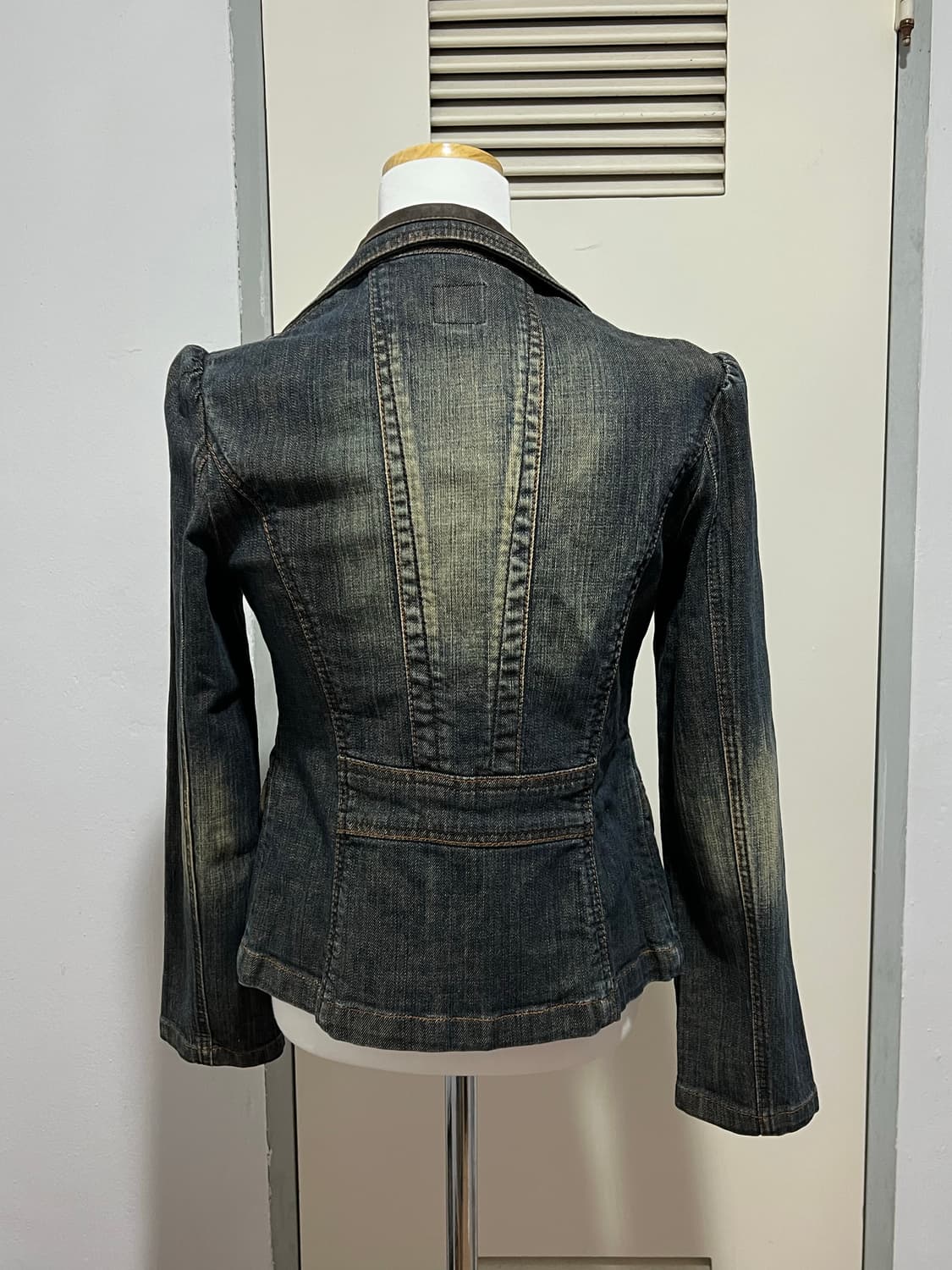 자수 디테일 청자켓 상품이미지5