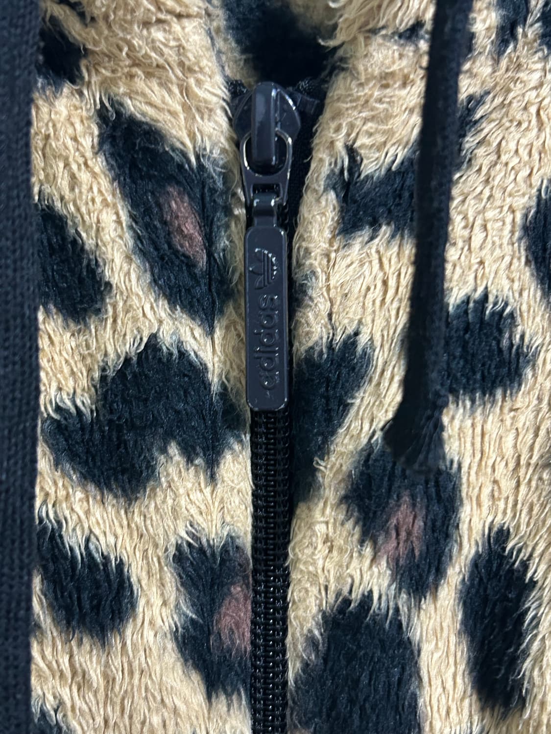 아디다스 레오파드 플리스 후드집업 져지 상품이미지4