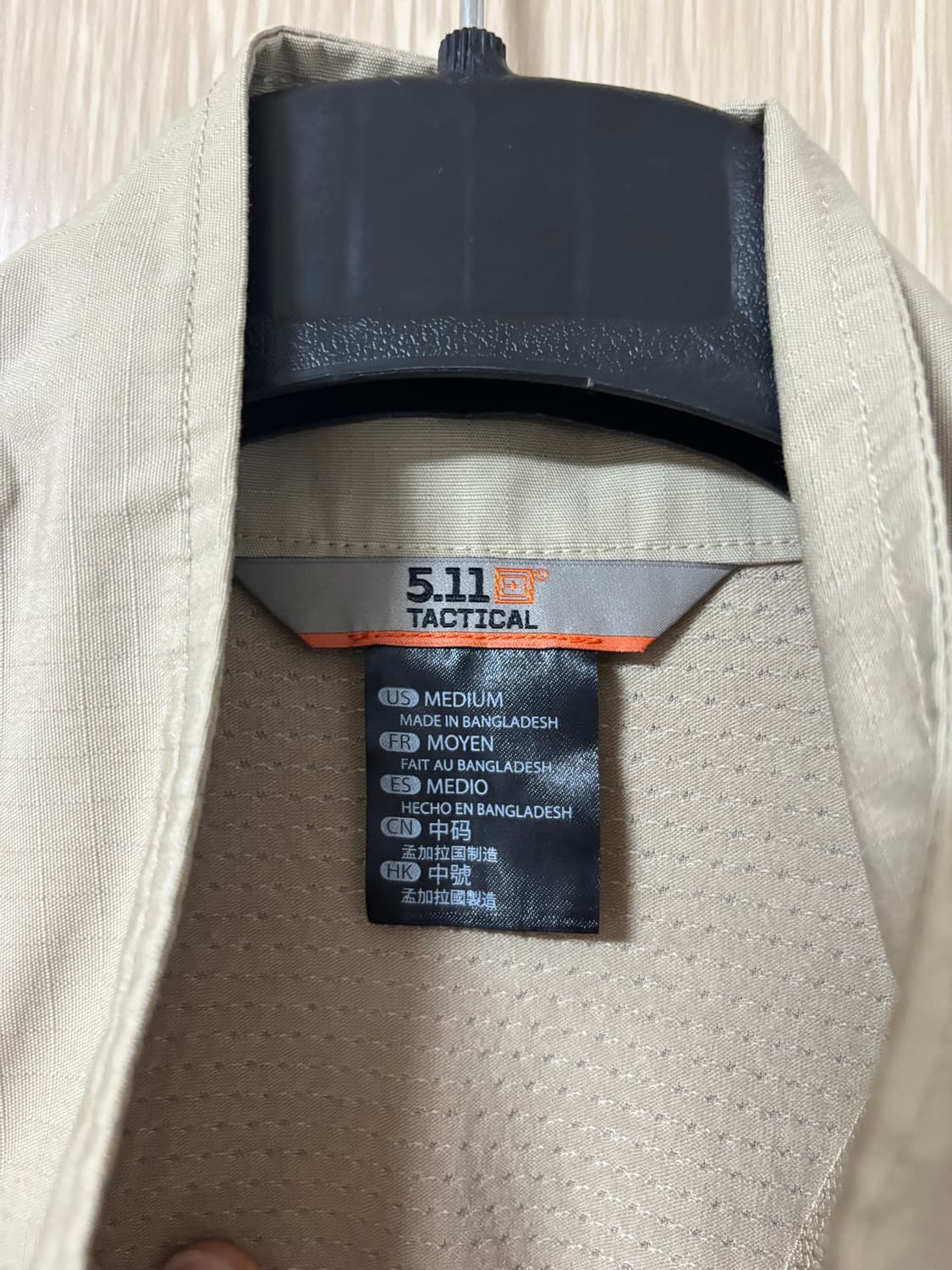 5.11 택티컬 긴팔 셔츠 카키색 상품이미지3