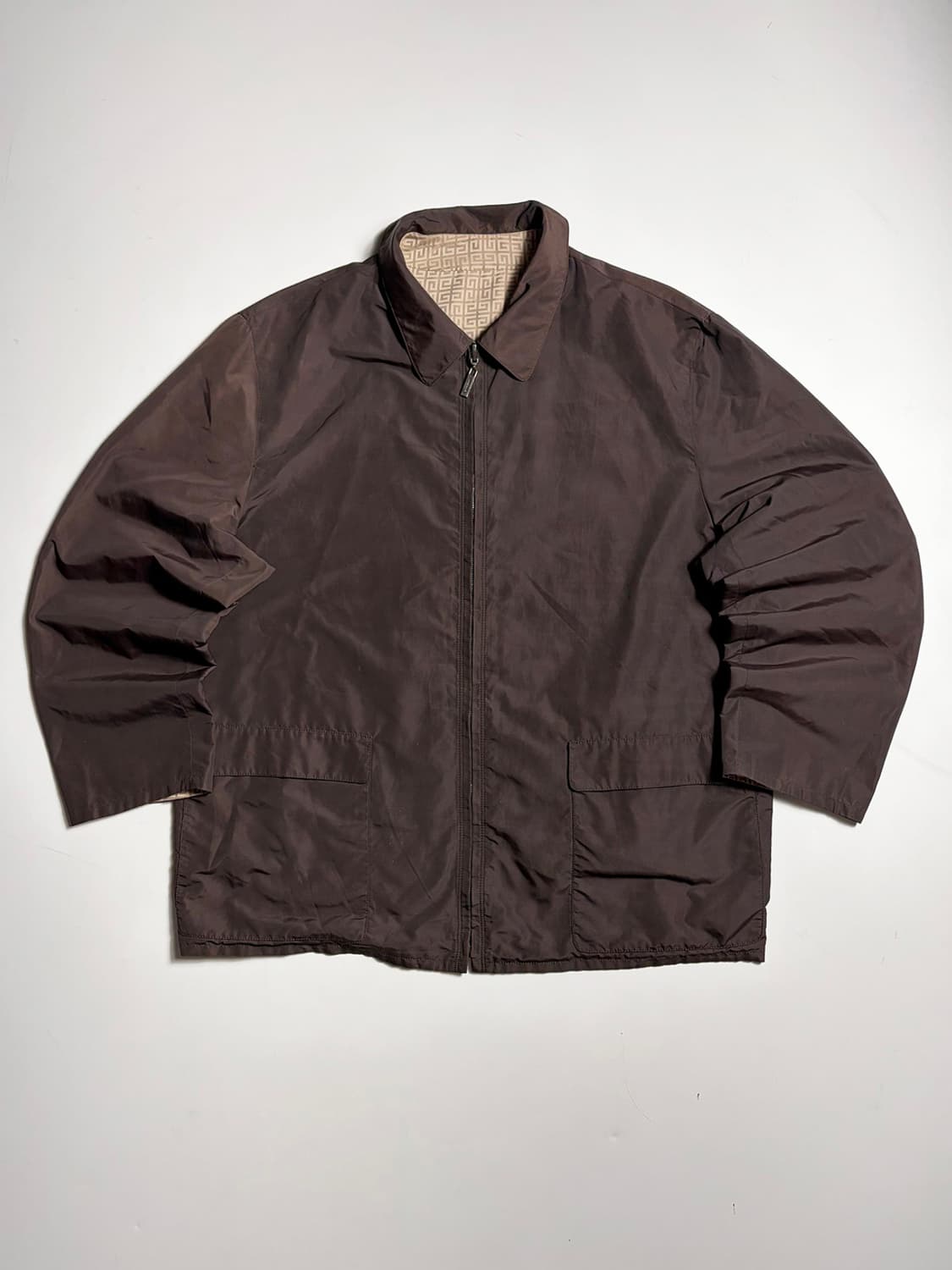 지방시 00's 체크 패턴 리버시블 나일론 자켓 R2379 상품이미지5