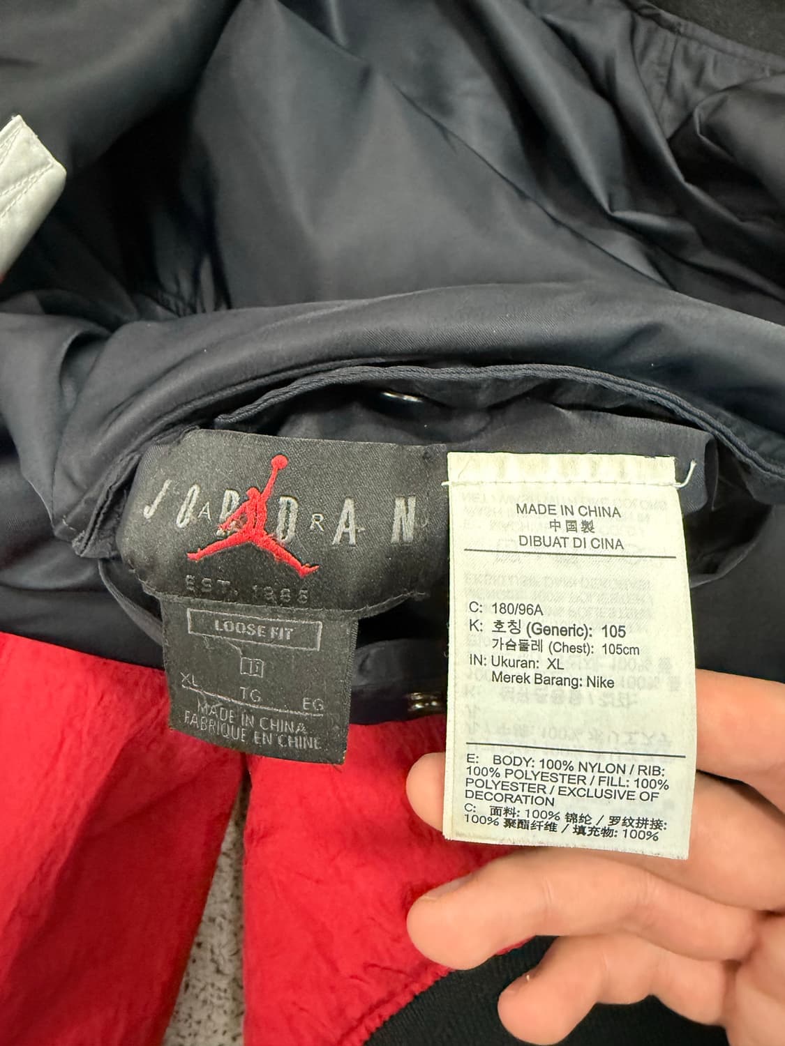 (XL) 나이키 조던 플라이트 MA-1 리버서블 봄버자켓 상품이미지5