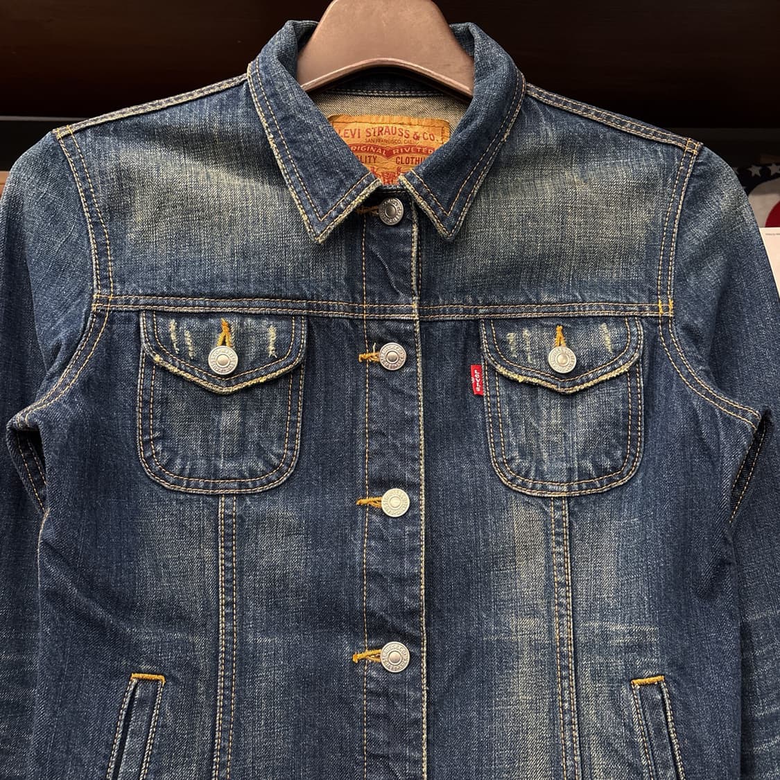 00s 리바이스 오리지널 웨스턴 데님자켓 한국생산 N1057 상품이미지3