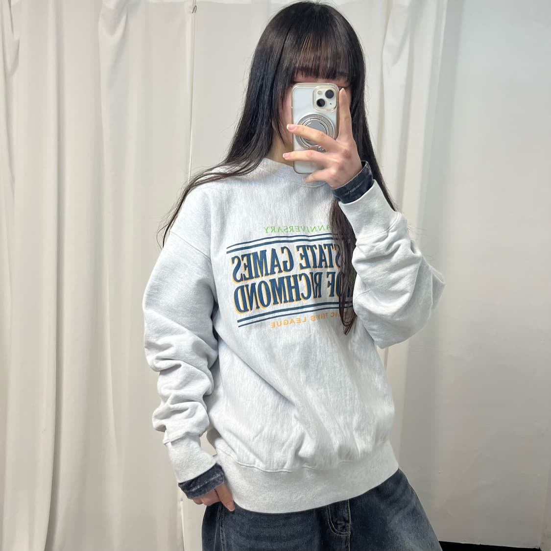 Outstanding Melange Sweatshirt 상품이미지2