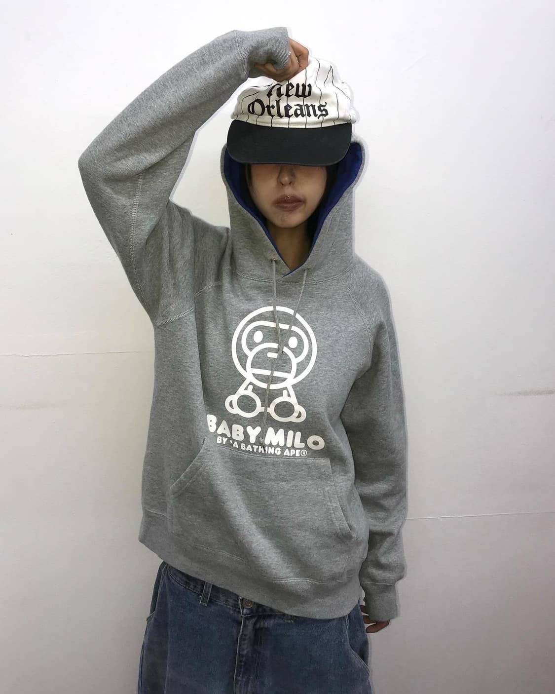 Bape Baby Milo Logo Hoodie 상품이미지1