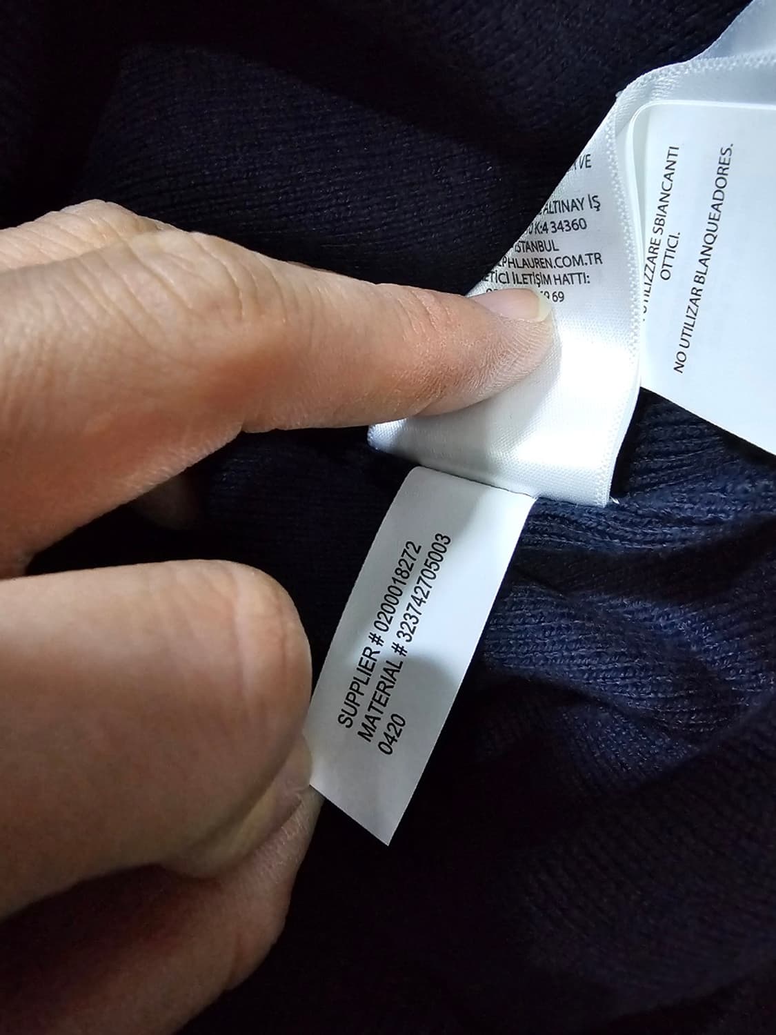 폴로 POLO 네이비 빅포니 집업 90 / S 상품이미지6