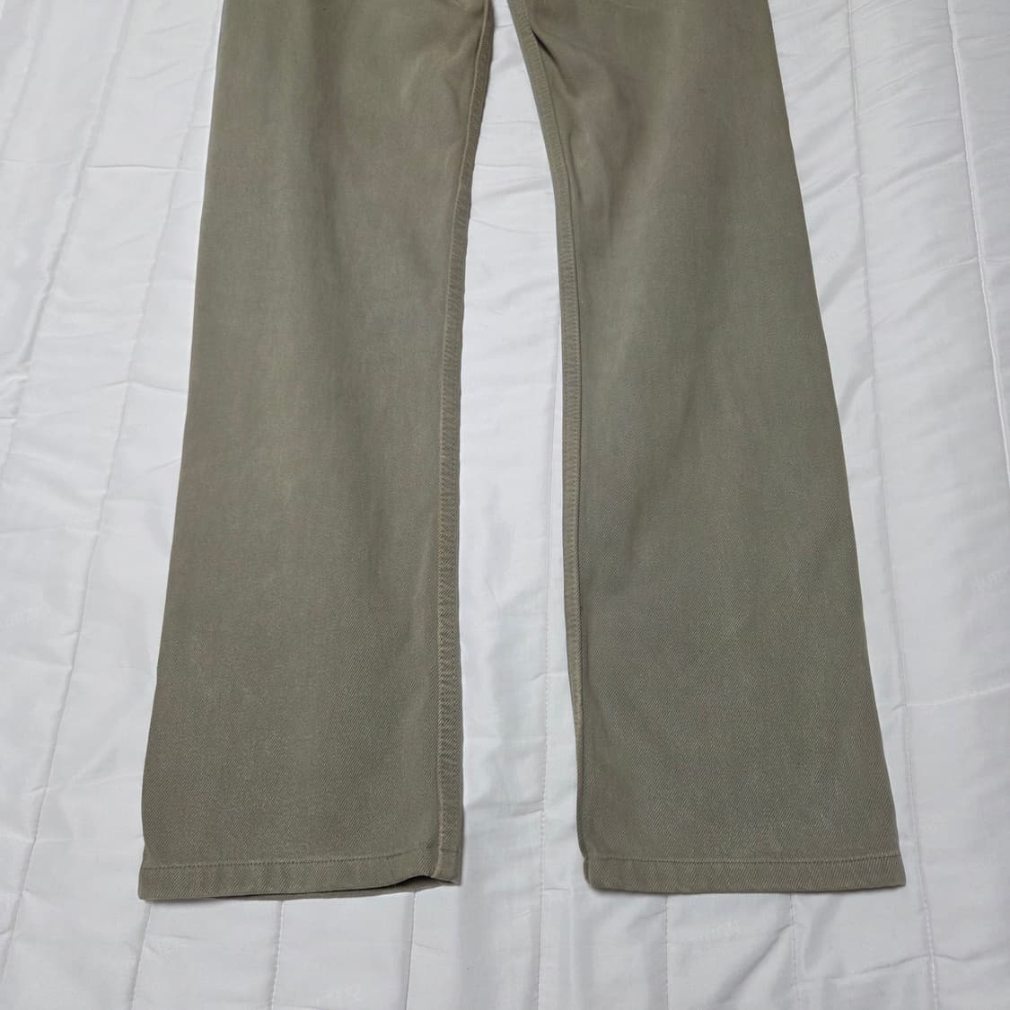 [28]90s 리바이스 501 데님팬츠 made in usa 올리브 상품이미지7